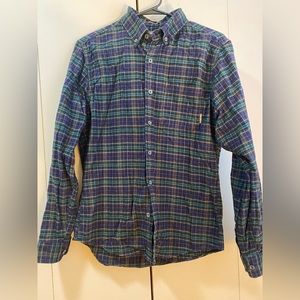 Eddie Bauer plaid flannel. Size Small